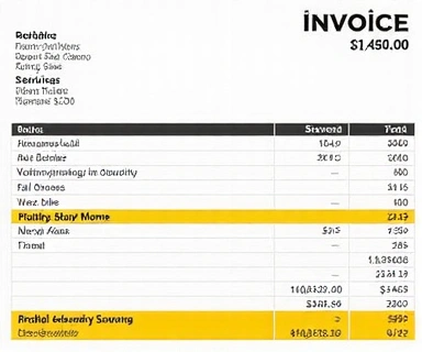Invoice document preview